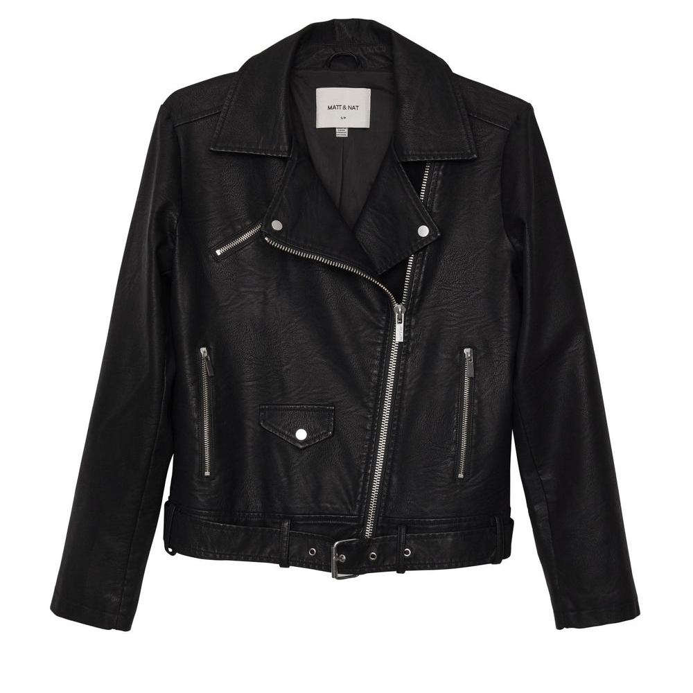 Matt & Nat Women's Black Biker Jacket